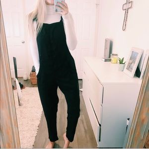 BDG Black Overalls